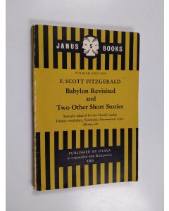 Kirjailijan F. Scott Fitzgerald käytetty kirja Babylon revisited and two other short stories