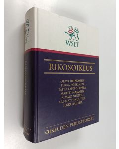 käytetty kirja Rikosoikeus