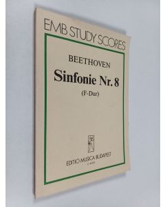 käytetty kirja Beethoven sinfonie Nr. 8 (F-Dur)