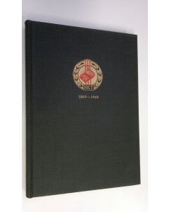 Kirjailijan Yrjö Syväoja käytetty kirja Sata vuotta Helsingin kirjatyöntekijäin yhdistyksen mieskuoron - Kirjamiesten kuoron ry toimintaa (numeroitu 24/100) : Muistojulkaisu 1869-1969