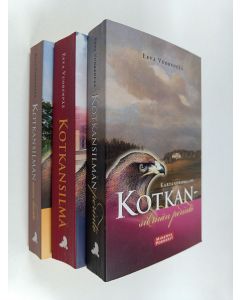 Kirjailijan Eeva Vuorenpää käytetty kirja Kotkansilmän kartano -trilogia ; Kotkansilmä ; Kotkansilmän perintö ; Kotkansilmän uusi loisto