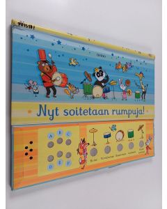 Kirjailijan Sam Taplin käytetty kirja Nyt soitetaan rumpuja!