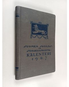 käytetty kirja Suomen sotilas- ja suojeluskuntakalenteri 1927