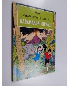 Kirjailijan Herge käytetty kirja Karamakon purkaus