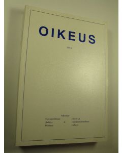 käytetty kirja Oikeus, 1-4/2003