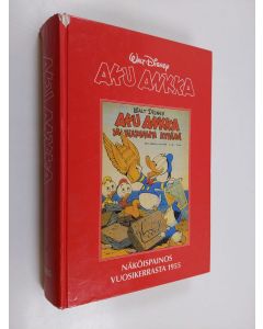 Kirjailijan Walt Disney käytetty kirja Aku Ankka näköispainos vuosikerrasta 1955