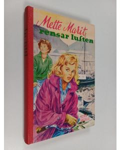 Kirjailijan Björg Gaselle käytetty kirja Mette Marit rensar luften