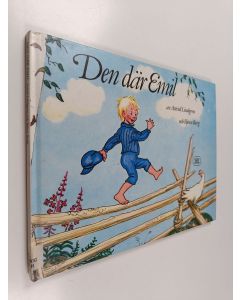Kirjailijan Astrid Lindgren käytetty kirja Den där Emil