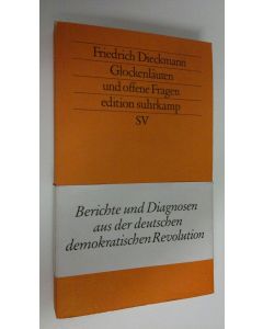 Kirjailijan Friedrich Dieckmann käytetty kirja Glockenläuten und offene Fragen