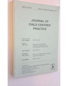 Tekijän Paul Gilligan  käytetty kirja Journal of Child Centred Practice Vol. 5 Nr. 2  November 1998