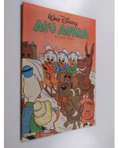 Kirjailijan Walt Disney käytetty teos Aku Ankka 11/1987