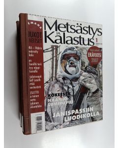 käytetty kirja Metsästys ja kalastus vuosikerta 2008 (2 kirjaa) ((yhteensidottu))