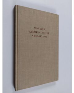 käytetty kirja Nordisk kriminalistisk årsbok 1956