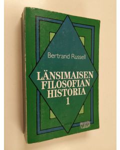Kirjailijan Bertrand Russell käytetty kirja Länsimaisen filosofian historia 1