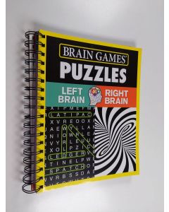 Kirjailijan Publications International Ltd & Brain Games käytetty teos Brain Games - Puzzles: Left Brain Right Brain