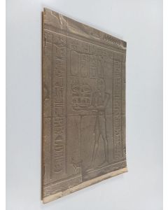 Kirjailijan Rostislav Holthoer käytetty teos Egyptin temppeliarkkitehtuuria