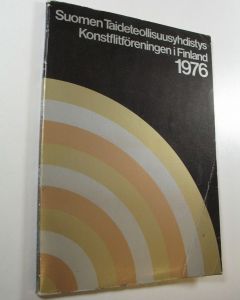 käytetty kirja Suomen taideteollisuusyhdistys 1976