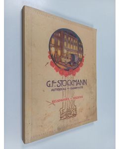 Kirjailijan G. F. Stockmann käytetty kirja Katalog. A. No 2 - Hinnasto. A