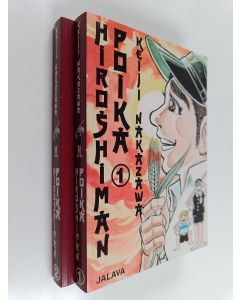 Kirjailijan Keiji Nakazawa käytetty kirja Hiroshiman poika 1-2