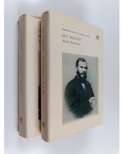 Kirjailijan Leo Tolstoy käytetty kirja Anna Karenina 1-2