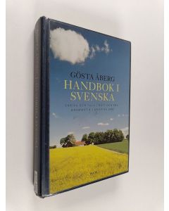 Kirjailijan Gösta Åberg käytetty kirja Handbok i Svenska : skriva och tala - rätt och fel - grammatik - knepiga ord