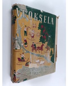 Kirjailijan Matti Kähäri käytetty kirja Vuoksela : nuoren kannakselaispitäjän vaiheita