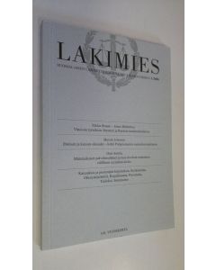 käytetty kirja Lakimies 1/2006 : Suomalaisen lakimiesyhdistyksen aikakauskirja (ERINOMAINEN)