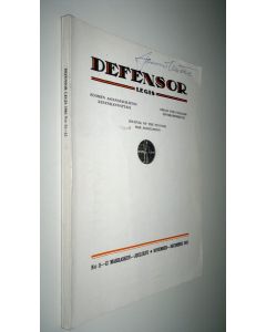 käytetty kirja Defensor legis 1983 nro 11-12 Suomen asianajajaliiton äänenkannattaja