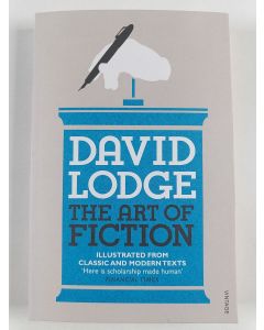 Kirjailijan David Lodge uusi kirja The art of fiction : illustrated from classic and modern texts