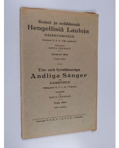käytetty kirja Kolmi- ja neliäänisiä hengellisiä lauluja naiskuoroille : kymmenes vihko = Tre- och fyrstämmiga andliga sånger för damkörer : tionde häftet