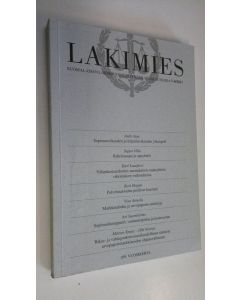 käytetty kirja Lakimies 7-8/2011 : Suomalaisen lakimiesyhdistyksen aikakauskirja