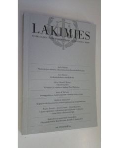 käytetty kirja Lakimies 3/2010 : Suomalaisen lakimiesyhdistyksen aikakauskirja