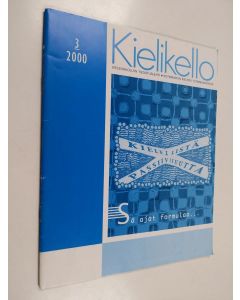 käytetty teos Kielikello 3/2000 : Kielenhuollon tiedotuslehti