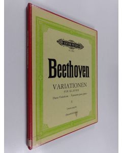 Kirjailijan Ludwig Van Beethoven käytetty kirja Beethoven : variationen fur klavier zu zwei händen, band 2