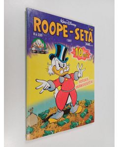 Kirjailijan Walt Disney käytetty kirja Roope-setä 12/97