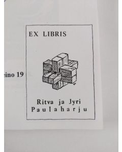 Kirjailijan Ensio Fihlman käytetty kirja Uukuniemen pappi Jaakkima Terentinpoika : historiallinen romaani 1600-luvun Uukuniemeltä (tekijän omiste, signeerattu)