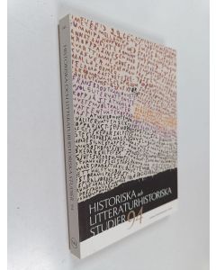 käytetty kirja Historiska och litteraturhistoriska studier 94