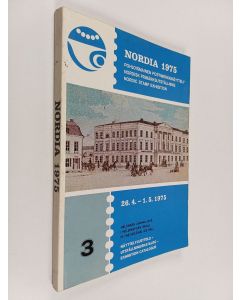 käytetty kirja Nordia 1975 : pohjoismainen postimerkkinäyttely = nordisk frimärksutställning