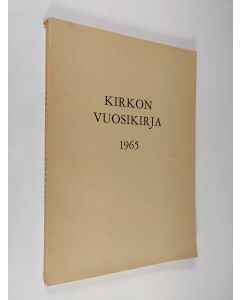 käytetty kirja Kirkon vuosikirja 1965