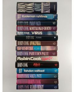 Kirjailijan Robin Cook käytetty teos Robin Cook -setti (15 kirjaa) : Elämän merkit ; Mutantti ; Sokea piste ; Tahdon valtiaat ; Myrkky ; Tuomio ; Pahuuden paluu ; Sfinksi ; Aivoklinikka ; Perimä ; Virus ; Kohtalokas hoito ; Pahan valta ; Kuoleman ruhtinas