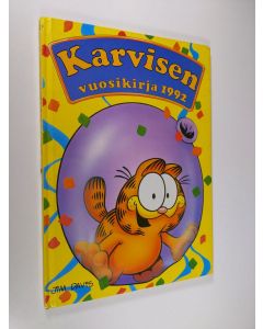 Kirjailijan Jim Davis käytetty kirja Karvisen vuosikirja 1992