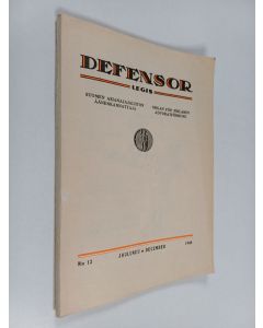 käytetty kirja Defensor legis 12/1948