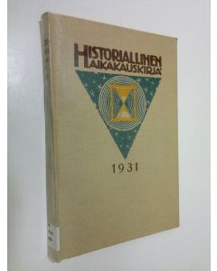 käytetty kirja Historiallinen aikakauskirja 1931, numerot 1 ja 4