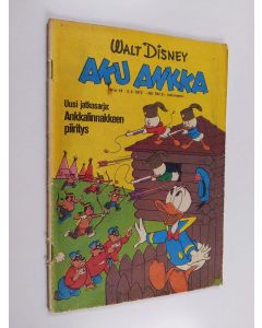 Kirjailijan Walt Disney käytetty teos Aku Ankka 18/1972