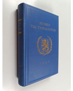 käytetty kirja Suomen valtiokalenteri karkausvuodeksi 1940