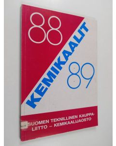käytetty kirja Suomen teknillinen kauppaliitto : kemikaalit 88-89