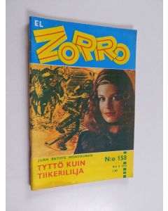 käytetty teos El Zorro nro 158 4/1972 : Tyttö kuin tiikerililja