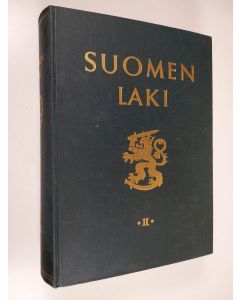 käytetty kirja Suomen laki 1970 osa 2