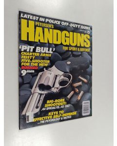 käytetty teos Handguns for sport & defence january 1989