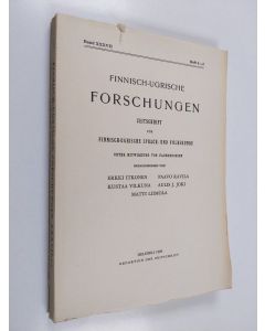 Kirjailijan Kaarle Krohn käytetty kirja Finnisch-ugrische Forschungen XXXVII, 2-3